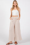 Cream Loose Fit Pant- -Trendy Me Boutique, Granada Hills California