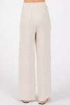 Natural Linen Blend Pant- -Trendy Me Boutique, Granada Hills California