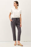 Charcoal Tencel Pant- -Trendy Me Boutique, Granada Hills California