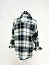 Black Ivory Plaid Shirt- -Trendy Me Boutique, Granada Hills California