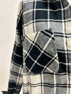 Black Ivory Plaid Shirt- -Trendy Me Boutique, Granada Hills California