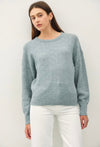 Mint Cable Knit Sweater- -Trendy Me Boutique, Granada Hills California