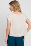 Natural Boxy Top (Copy)- -Trendy Me Boutique, Granada Hills California