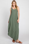 Olive X Back Dress- -Trendy Me Boutique, Granada Hills California