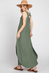 Olive X Back Dress- -Trendy Me Boutique, Granada Hills California