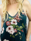 Teal Floral Maxi Dress- -Trendy Me Boutique, Granada Hills California