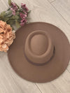 Brown Panama Hat- -Trendy Me Boutique, Granada Hills California