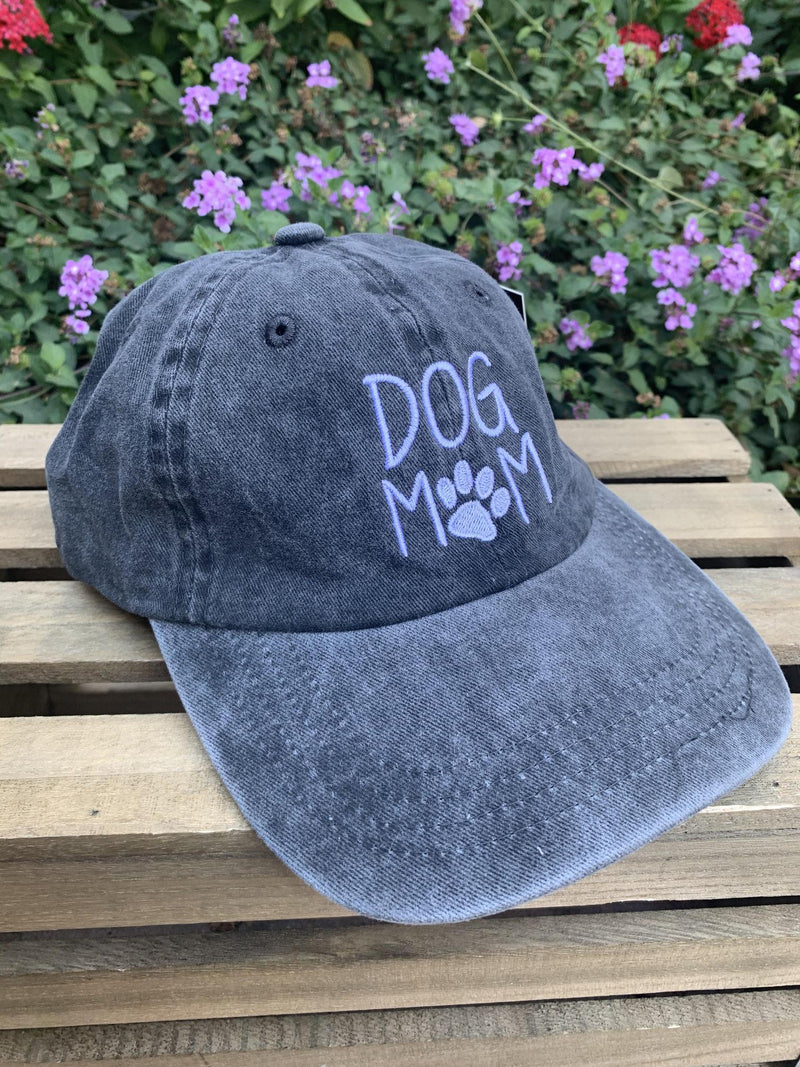 Charcoal Dog Mom Cap- -Trendy Me Boutique, Granada Hills California