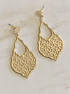 Ava Gold Earrings- -Trendy Me Boutique, Granada Hills California
