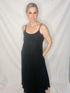 Black Gauze Maxi Dress- -Trendy Me Boutique, Granada Hills California