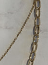 Gold Lock N Key Necklace- -Trendy Me Boutique, Granada Hills California