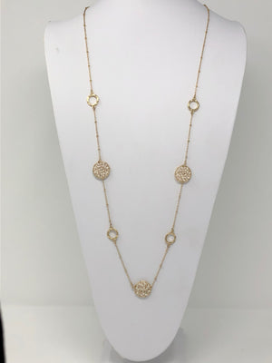 Gold Ivory Cluster Necklace- -Trendy Me Boutique, Granada Hills California