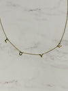 Dainty Love Gold Necklace- -Trendy Me Boutique, Granada Hills California
