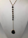Brownish Black Agate Cord Necklace- -Trendy Me Boutique, Granada Hills California