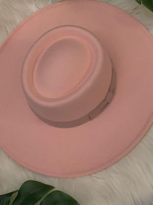Icco Pink Panama Hat- -Trendy Me Boutique, Granada Hills California