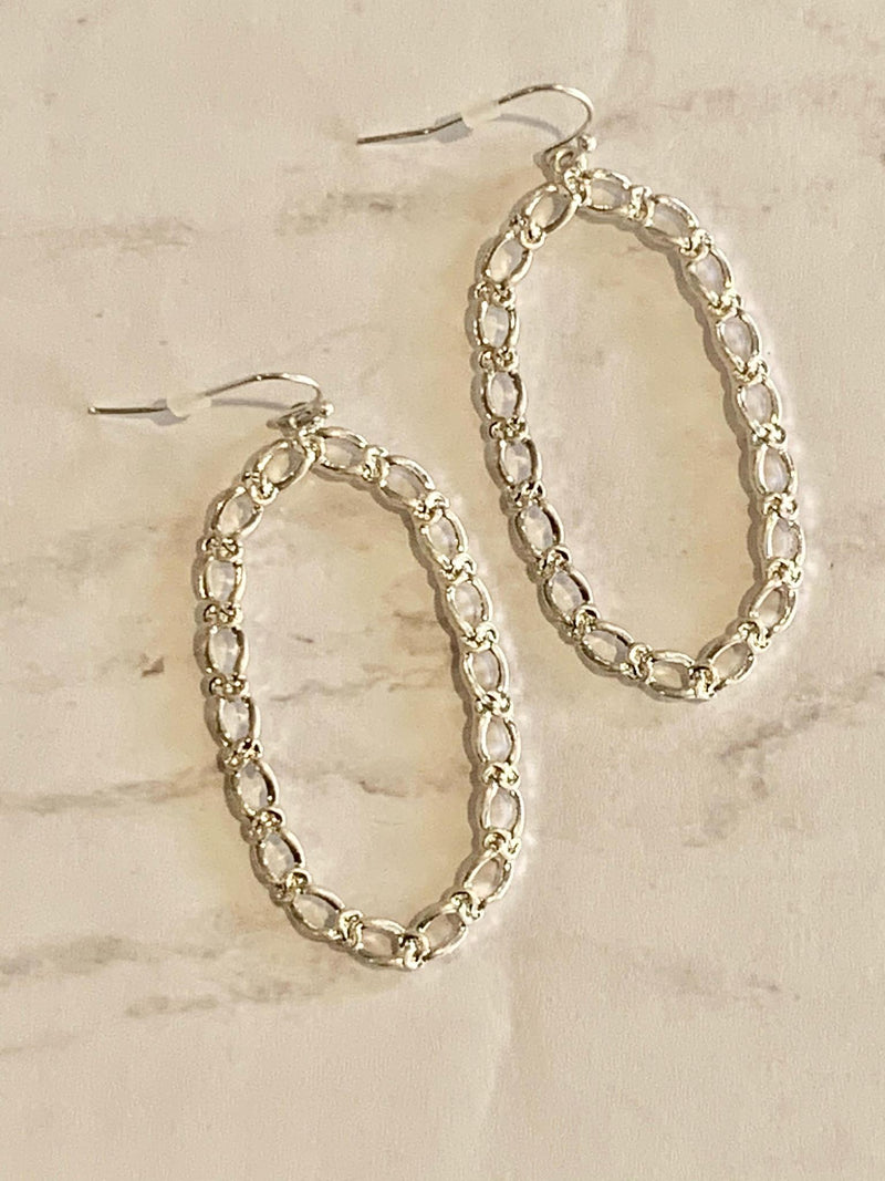 Aspen Silver Earrings- -Trendy Me Boutique, Granada Hills California