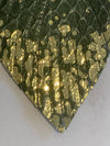 Olive Snakeskin Gold Foil Earrings- -Trendy Me Boutique, Granada Hills California