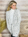 Natural Tones Fuzzy Cardigan- -Trendy Me Boutique, Granada Hills California