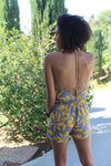 Halter Print Romper- -Trendy Me Boutique, Granada Hills California