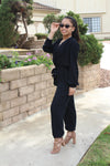 Long Sleeve Jumpsuit- -Trendy Me Boutique, Granada Hills California
