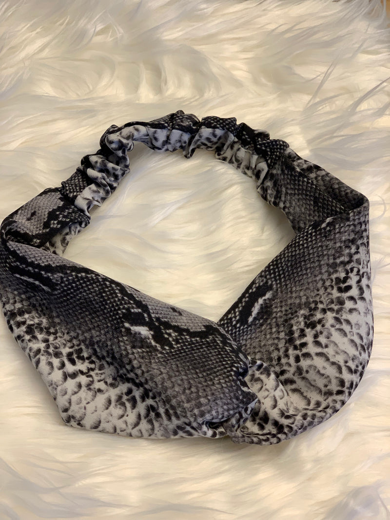 Snake Skin Print Headbands- -Trendy Me Boutique, Granada Hills California