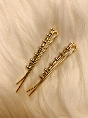 Pearl Rhinestone Hair Pin- -Trendy Me Boutique, Granada Hills California