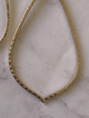Hammered Teardrop Gold Earrings- -Trendy Me Boutique, Granada Hills California