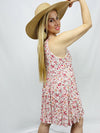 Halter Ditsy Floral Dress- -Trendy Me Boutique, Granada Hills California