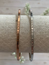 Message Bangles- -Trendy Me Boutique, Granada Hills California
