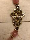 Hand Of God Bell Pink Bracelet- -Trendy Me Boutique, Granada Hills California