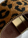 Narrow Brown Animal Print Bracelet- -Trendy Me Boutique, Granada Hills California