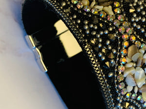 Black Legendary Beaded Magnetic Bracelet- -Trendy Me Boutique, Granada Hills California