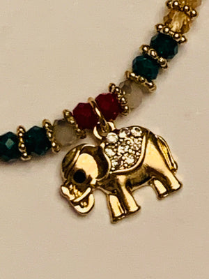 Colorful Elephant Bracelet- -Trendy Me Boutique, Granada Hills California