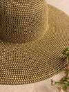 Natural Gold Lurex Floppy Hat- -Trendy Me Boutique, Granada Hills California