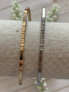 Message Bangles- -Trendy Me Boutique, Granada Hills California