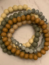 Earth Tone Stone Bracelet- -Trendy Me Boutique, Granada Hills California