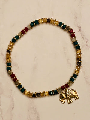 Colorful Elephant Bracelet- -Trendy Me Boutique, Granada Hills California