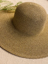 Natural Gold Lurex Floppy Hat- -Trendy Me Boutique, Granada Hills California