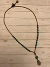 Hand Of God Turquoise Necklace- -Trendy Me Boutique, Granada Hills California