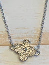 Silver Dainty Long Necklace- -Trendy Me Boutique, Granada Hills California