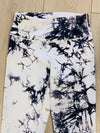 White Black Tie Dye Legging- -Trendy Me Boutique, Granada Hills California