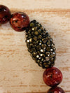 Burgundy Marble Bracelet- -Trendy Me Boutique, Granada Hills California