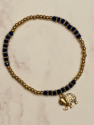 Royal Gold Elephant Bracelet- -Trendy Me Boutique, Granada Hills California