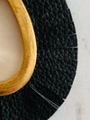 Black Leather Cut Earrings- -Trendy Me Boutique, Granada Hills California