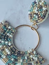 Multi Mint Seed Bead Earrings- -Trendy Me Boutique, Granada Hills California