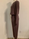 Hershey Long Sleeve Boatneck Jumpsuit- -Trendy Me Boutique, Granada Hills California