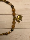 Light Brown Elephant Bell Bracelet- -Trendy Me Boutique, Granada Hills California