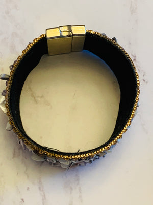 Legendary Beaded Magnetic Bracelet - Navy- -Trendy Me Boutique, Granada Hills California