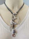 Heart of Love Silver Necklace- -Trendy Me Boutique, Granada Hills California