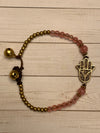 Hand Of God Bell Pink Bracelet- -Trendy Me Boutique, Granada Hills California